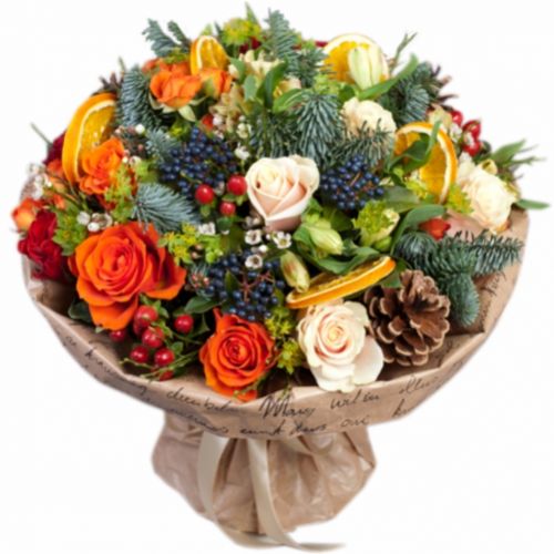 Букет Вкус мандарин ― Floristik — flower delivery all over Ukraine