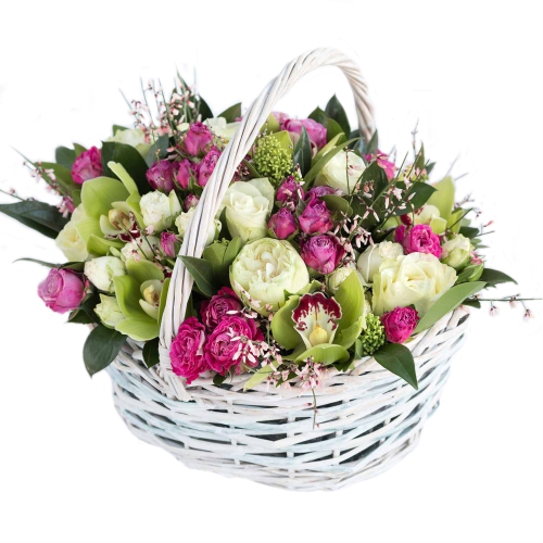 Корзина Веселый нрав ― Floristik — доставка цветов по всей Украине