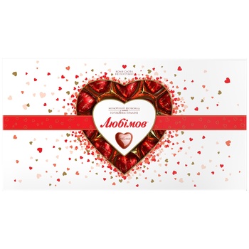 Конфеты шоколадные «Любимов» в молочном шоколаде Ассорти 225г ― Floristik — доставка цветов по всей Украине
