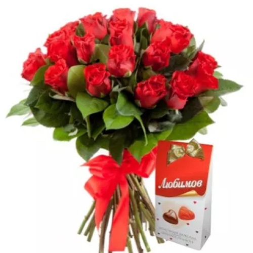 Букет 25 троянд ель торо ― Floristik — flower delivery all over Ukraine