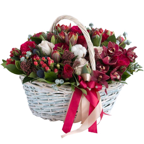 Корзина Авиньон ― Floristik — доставка цветов по всей Украине