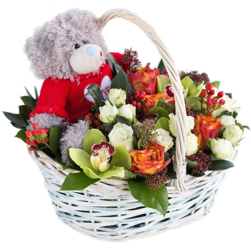 Кошик аромати весни ― Floristik — доставка квітів по всій Україні