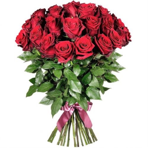 25 роз Freedom ― Floristik — доставка цветов по всей Украине