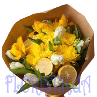 Букет Лимонная свежесть ― Floristik — доставка цветов по всей Украине