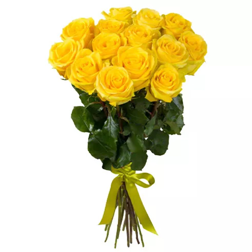 11 желтых роз. Купить 11 желтых роз в интернет-магазине Флористик