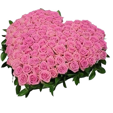 Розовое сердце премиум. Купить Розовое сердце премиум в интернет-магазине Флористик