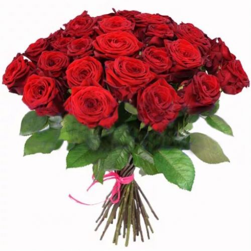 35 красных роз. Купить 35 красных роз в интернет-магазине Флористик