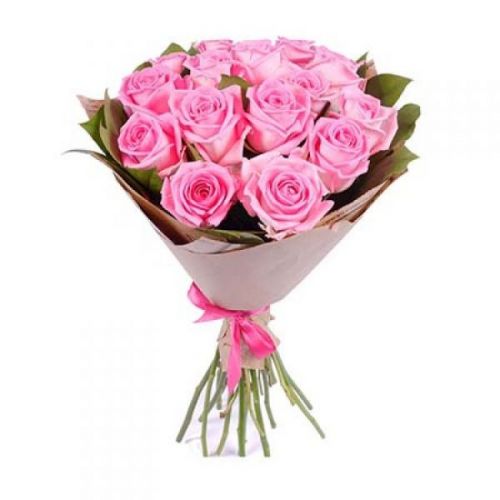 15 розовых и красных роз. Купить 15 розовых и красных роз в интернет-магазине Флористик