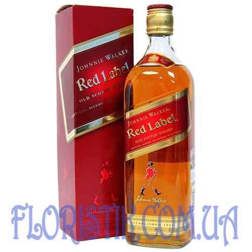 Виски Johnnie Walker Red Label, 0.75 л. Купить Виски Johnnie Walker Red Label, 0.75 л в интернет-магазине Флористик
