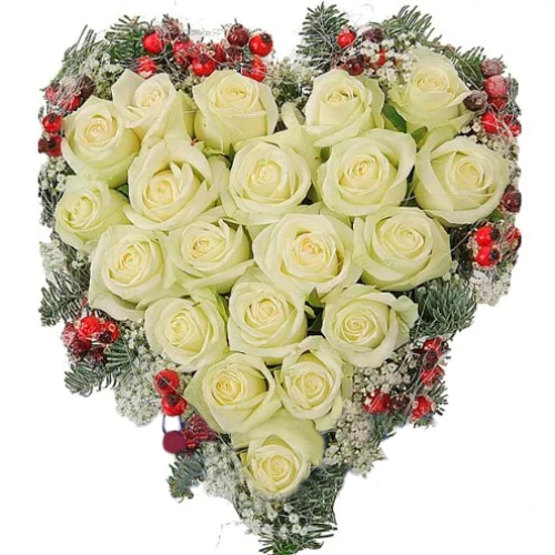 Сердце снежной королевы ― Floristik — доставка цветов по всей Украине