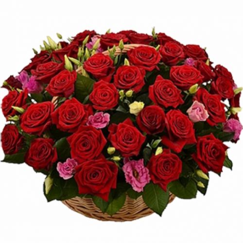 Корзина Воздушное счастье ― Floristik — доставка цветов по всей Украине