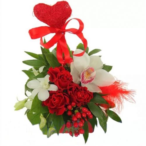 Счастливая Валентинка ― Floristik — flower delivery all over Ukraine