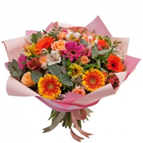 Букет фарби заходу ― Floristik — доставка квітів по всій Україні