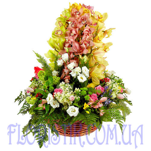 Корзина восторг ― Floristik — доставка цветов по всей Украине