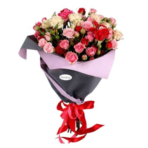 Букет Яркий акцент ― Floristik — доставка цветов по всей Украине