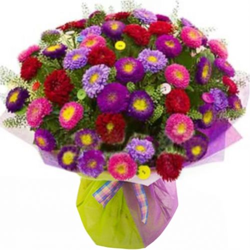 Букет Астр ― Floristik — доставка цветов по всей Украине