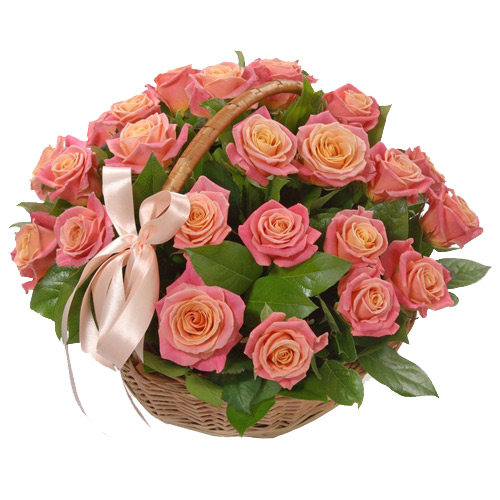 Корзина застывшее мгновение ― Floristik — доставка цветов по всей Украине