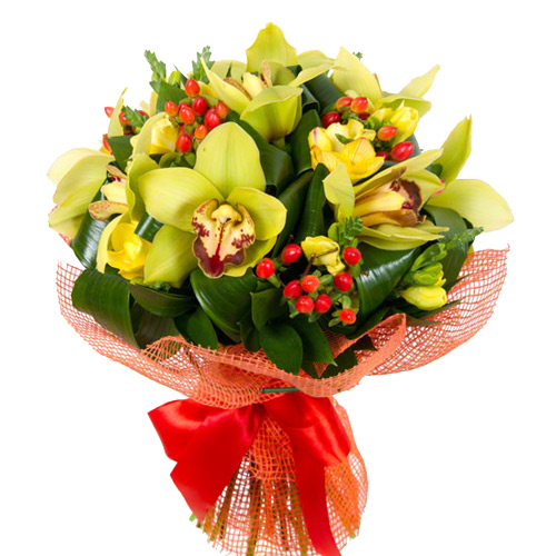 Букет Лимонный ― Floristik — доставка цветов по всей Украине