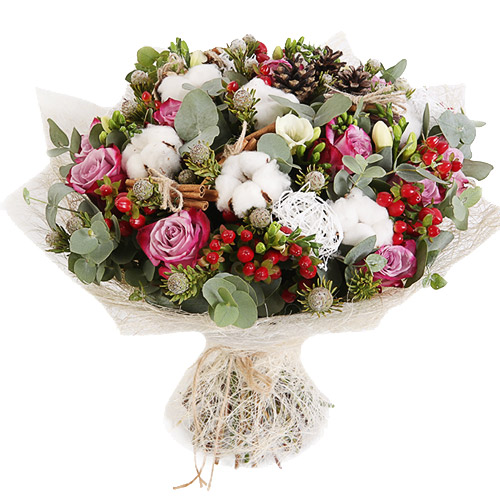 Букет зимний день ― Floristik — flower delivery all over Ukraine
