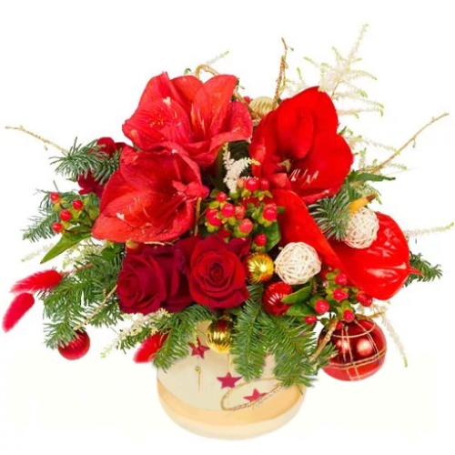 Композиция зимний день ― Floristik — доставка цветов по всей Украине