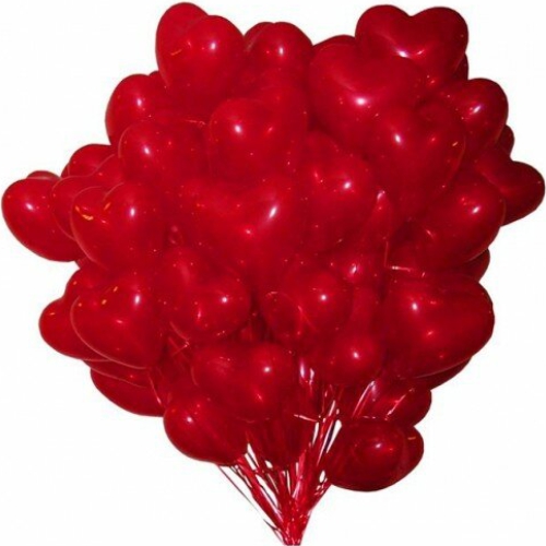 51 гелиевый шар (сердце) ― Floristik — доставка цветов по всей Украине