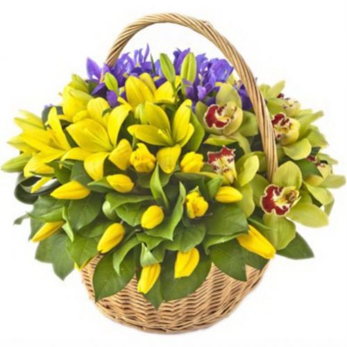 Корзина Поздравляю ― Floristik — flower delivery all over Ukraine
