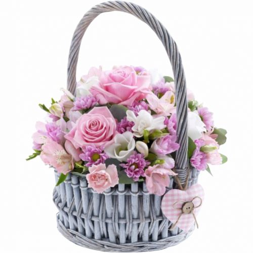 Корзина Альпы ― Floristik — доставка цветов по всей Украине