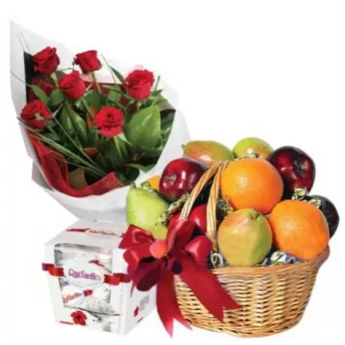 Набор праздничный с фруктами №1 ― Floristik — доставка цветов по всей Украине