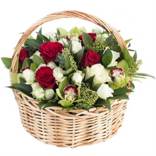 Кошик У подарунок ― Floristik — доставка квітів по всій Україні