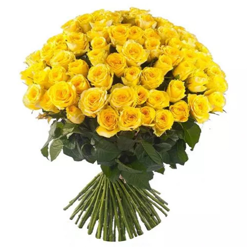 101 жовта троянда ― Floristik — flower delivery all over Ukraine