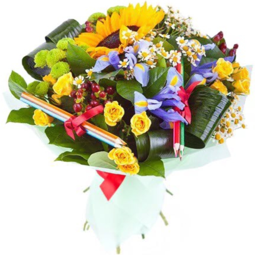 Букет До школи! ― Floristik — flower delivery all over Ukraine