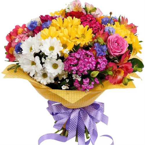 Букет яскравий промінь ― Floristik — доставка квітів по всій Україні