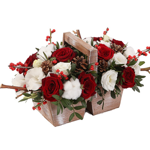 Композиция новогоднее настроение ― Floristik — flower delivery all over Ukraine