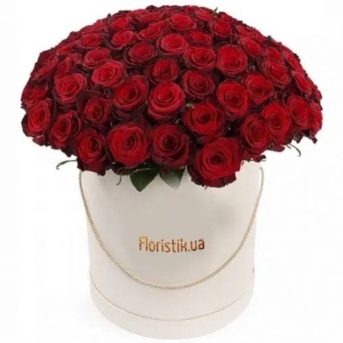 Коробка роз ― Floristik — flower delivery all over Ukraine