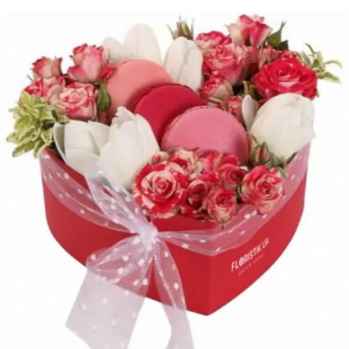 Коробка сердечко ― Floristik — доставка цветов по всей Украине