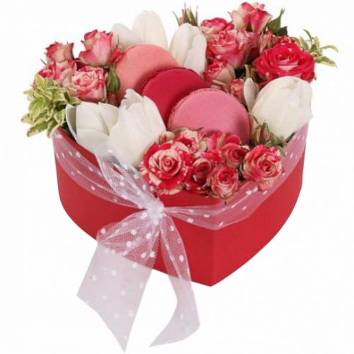 Коробка сердечко ― Floristik — доставка квітів по всій Україні