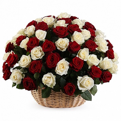 Корзина блюз ― Floristik — доставка цветов по всей Украине