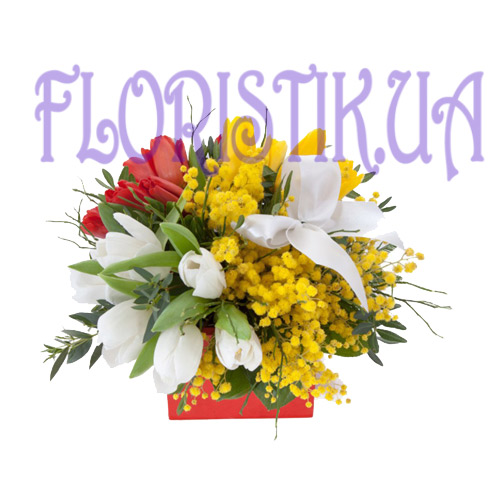 Композиция символы весны ― Floristik — flower delivery all over Ukraine