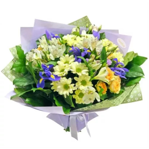 Букет микс ромашек  ― Floristik — доставка цветов по всей Украине