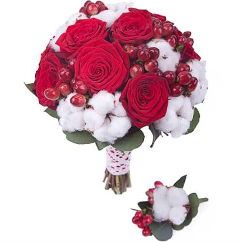 Букет два цвета   ― Floristik — flower delivery all over Ukraine