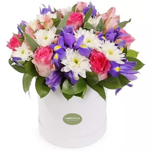 Коробка весенних цветов ― Floristik — доставка цветов по всей Украине