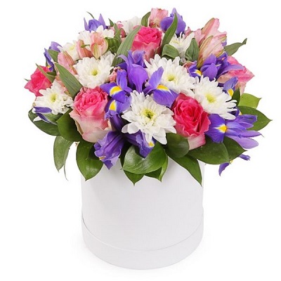 Коробка весенних цветов ― Floristik — flower delivery all over Ukraine
