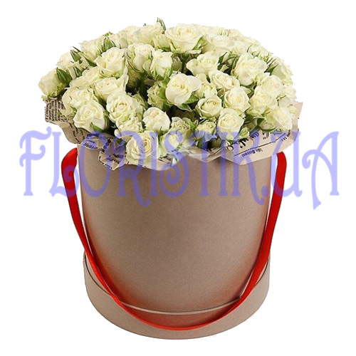 Коробка кустовых роз ― Floristik — flower delivery all over Ukraine