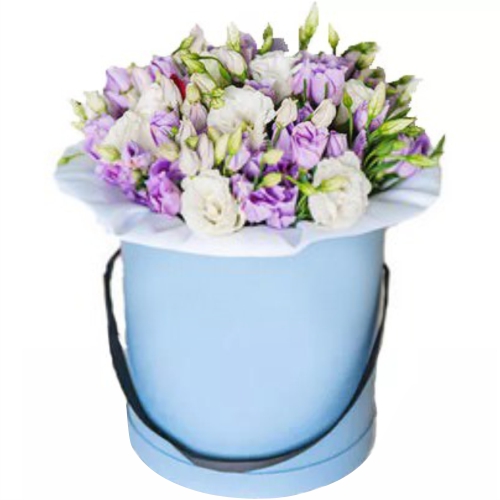 Коробка эустом ― Floristik — доставка цветов по всей Украине