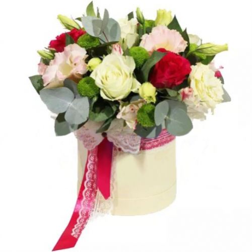 Коробка цветов Амальфи ― Floristik — flower delivery all over Ukraine