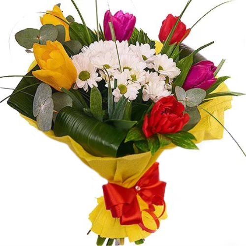 Букет солнце весны ― Floristik — доставка цветов по всей Украине