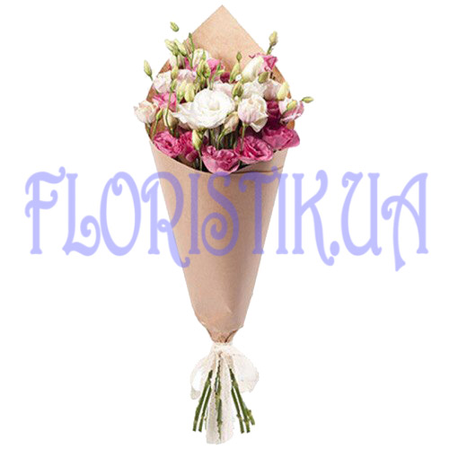 Букет из 5 веток эустом ― Floristik — доставка цветов по всей Украине