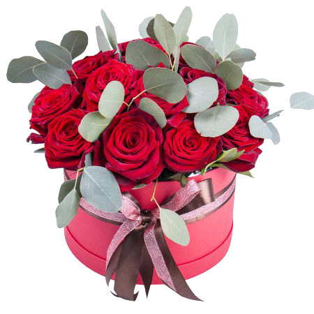 Коробка роз Нанси ― Floristik — доставка цветов по всей Украине
