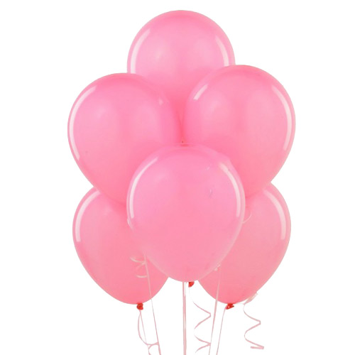 Гелиевые шарики (розовые) ― Floristik — доставка цветов по всей Украине