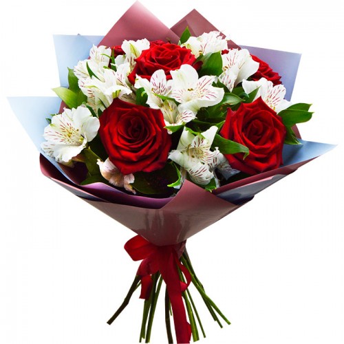 Букет зимние контрасты ― Floristik — доставка цветов по всей Украине